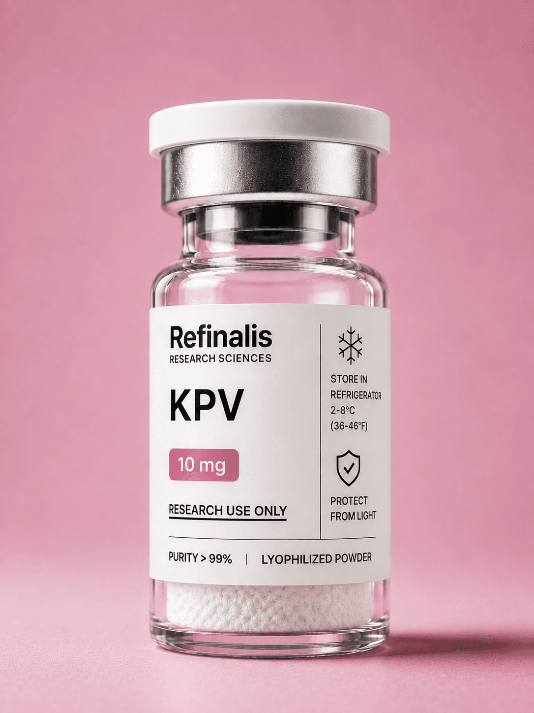 KPV, 10 mg — Refinalis research vial