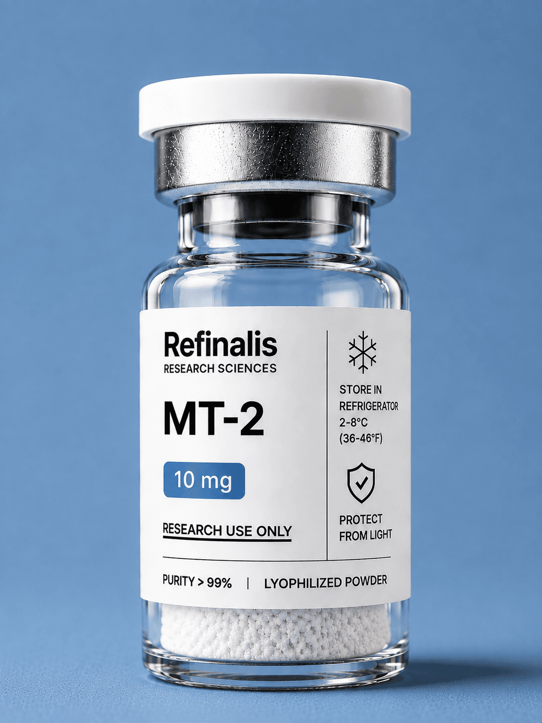 MT-2, 10 mg — Refinalis research vial