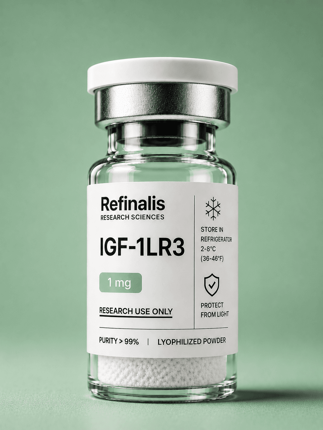 IGF-1 LR3, 1 mg — Refinalis research vial