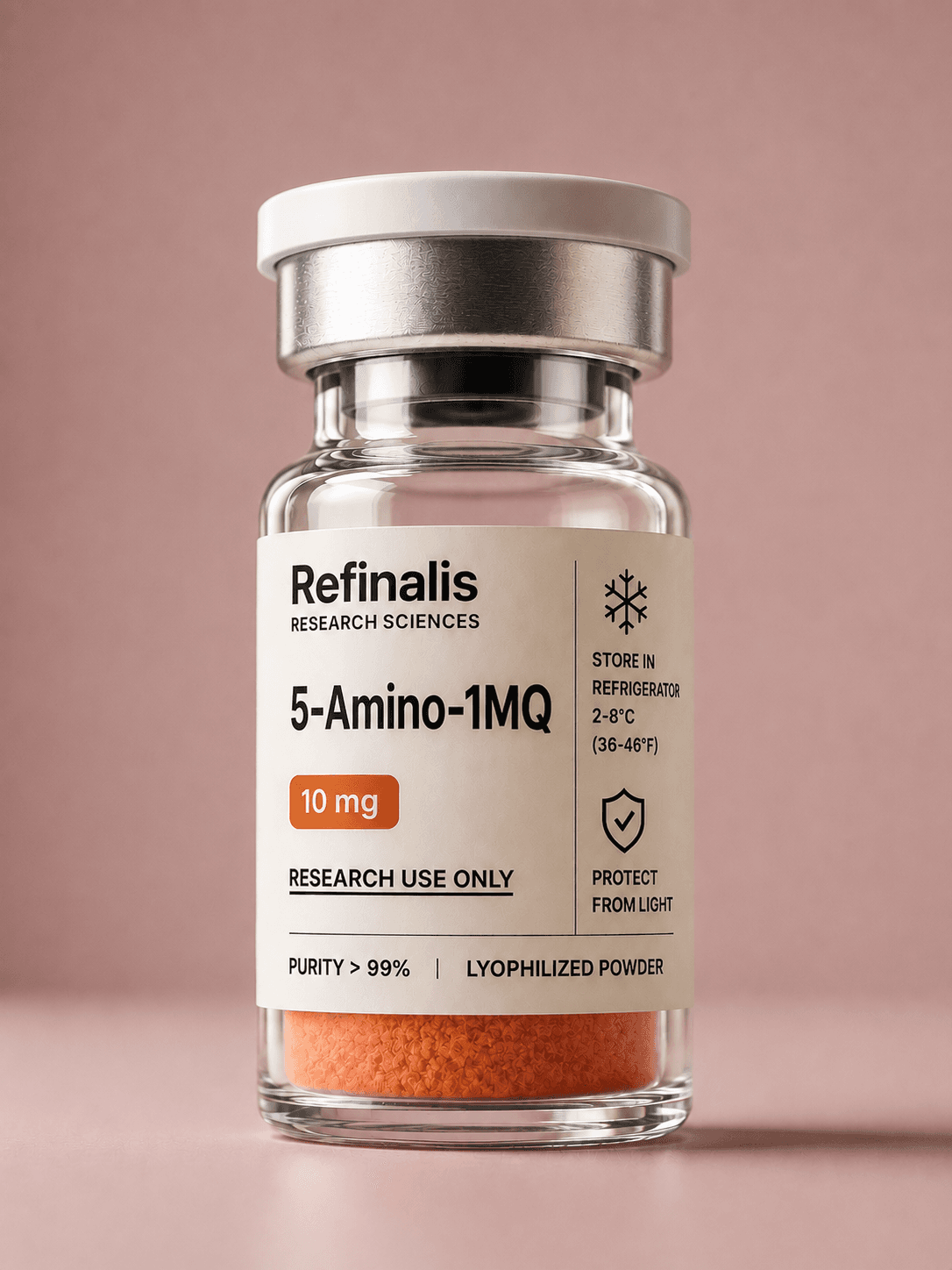 5-Amino-1MQ, 10 mg — Refinalis research vial