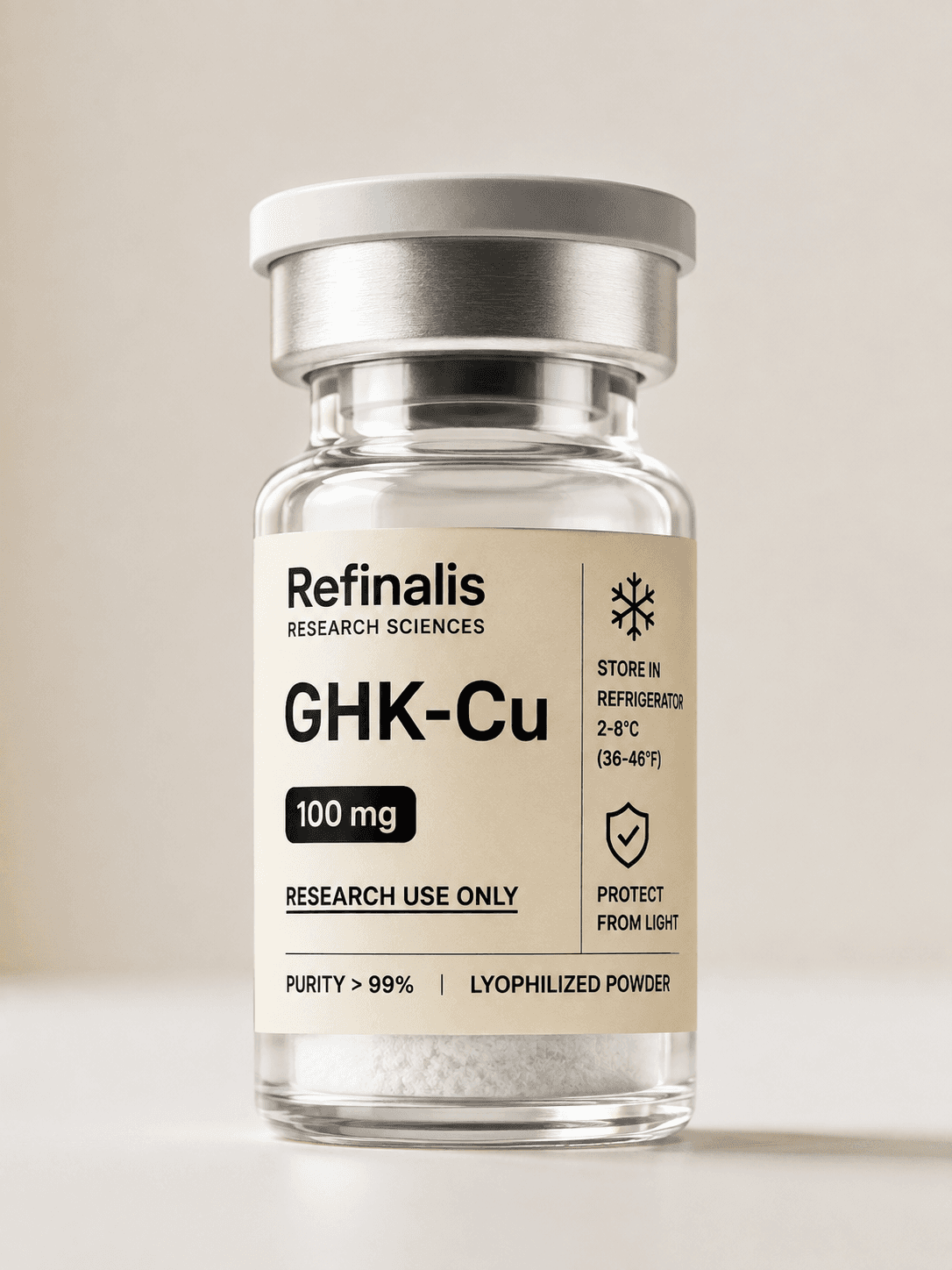 GHK-Cu, 50 mg — Refinalis research vial
